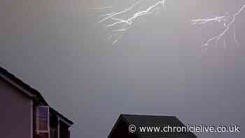 North East thunderstorms LIVE: Updates with Met Office weather warning in place