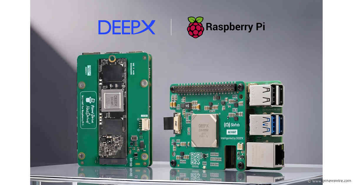 DEEPX and Sixfab Launch 'DEEPX AI HAT' to Drive Edge Physical AI on Raspberry Pi