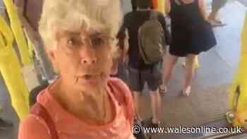 Fury over video of man blocking woman, 80, on station stairs saying 'you've got legs'