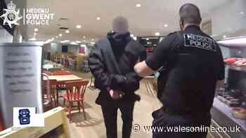 Suspected supermarket burglar pinned down in Newport store