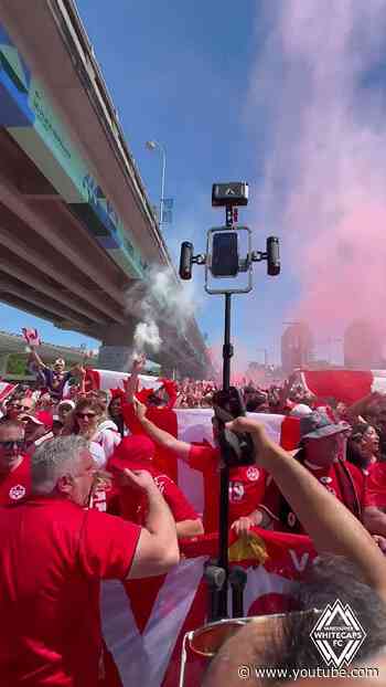 Vancouver is on fire for Canada🇨🇦 #worldcup #vancouver