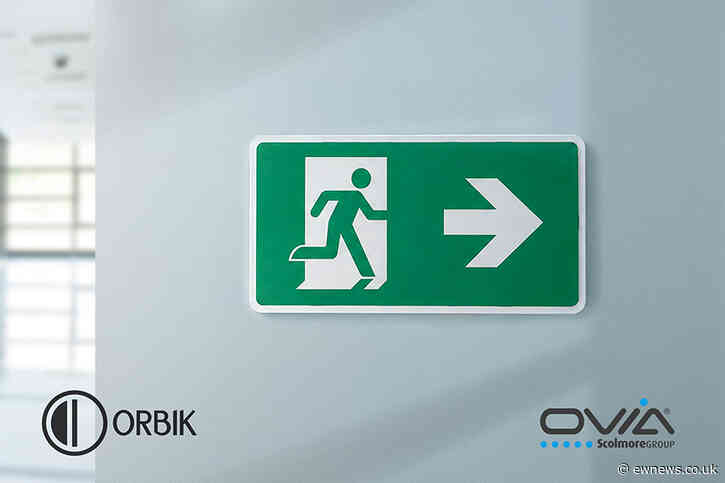 Ovia’s upgraded Emergency IP65 Exit Box within Orbik’s enhanced product portfolio