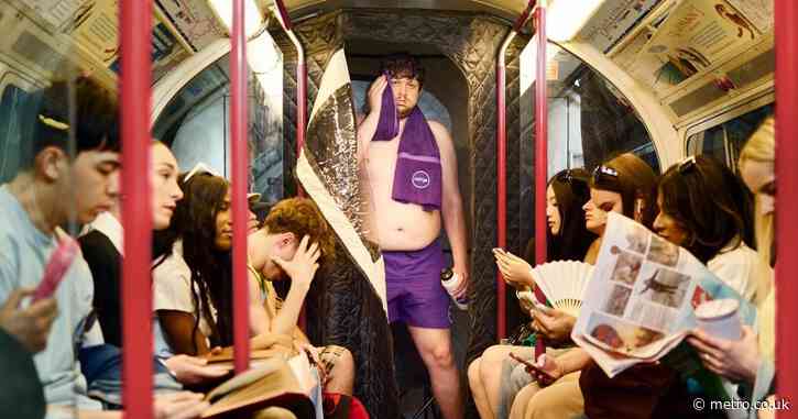 Pop-up sauna appears on the Tube – just when you thought it couldn’t get hotter