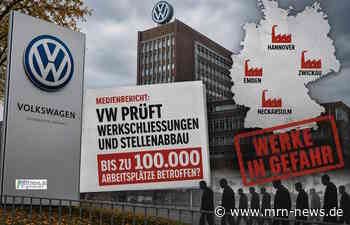 Ludwigshafen / Wolfsburg – Volkswagen: Laut Medienbericht bis zu 100.000 Stellen vor dem Aus – Vier deutsche Werke betroffen