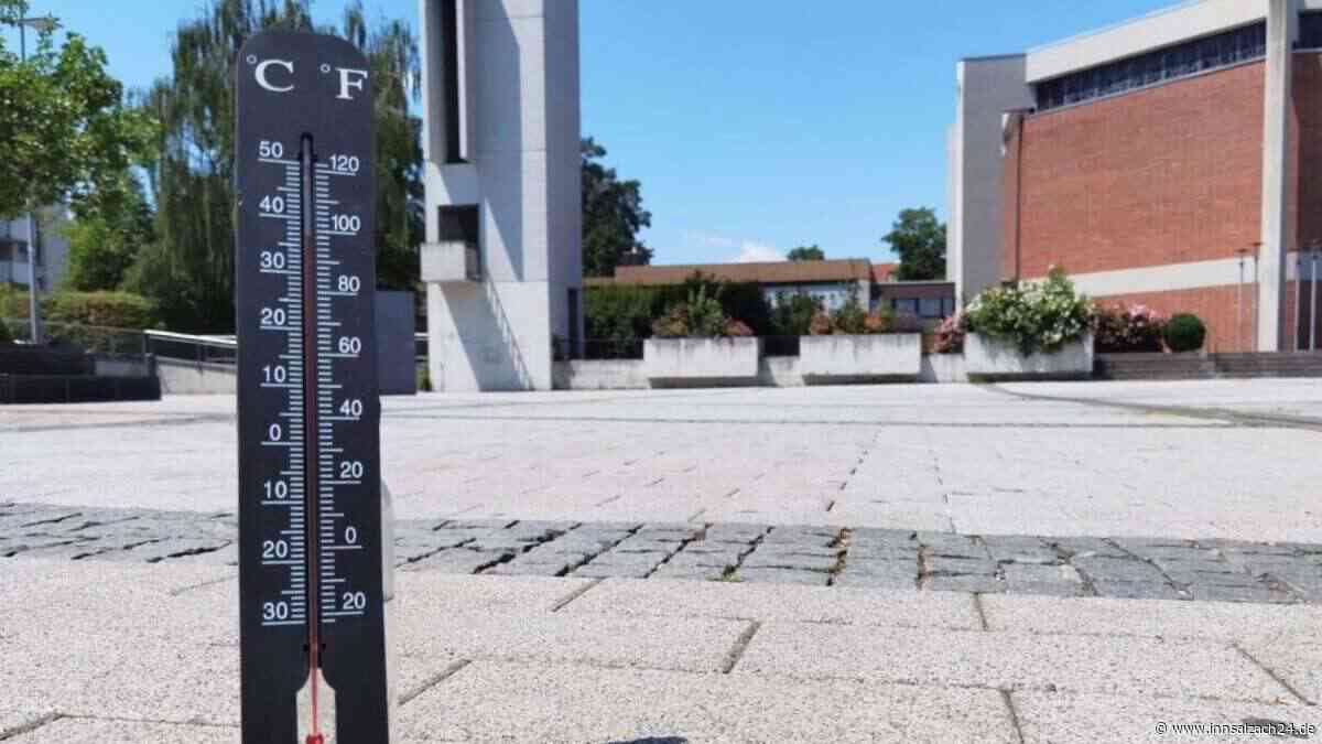 Die heißesten Orte Waldkraiburgs: So viel zeigt das Thermometer an den Hitze-Hotspots an