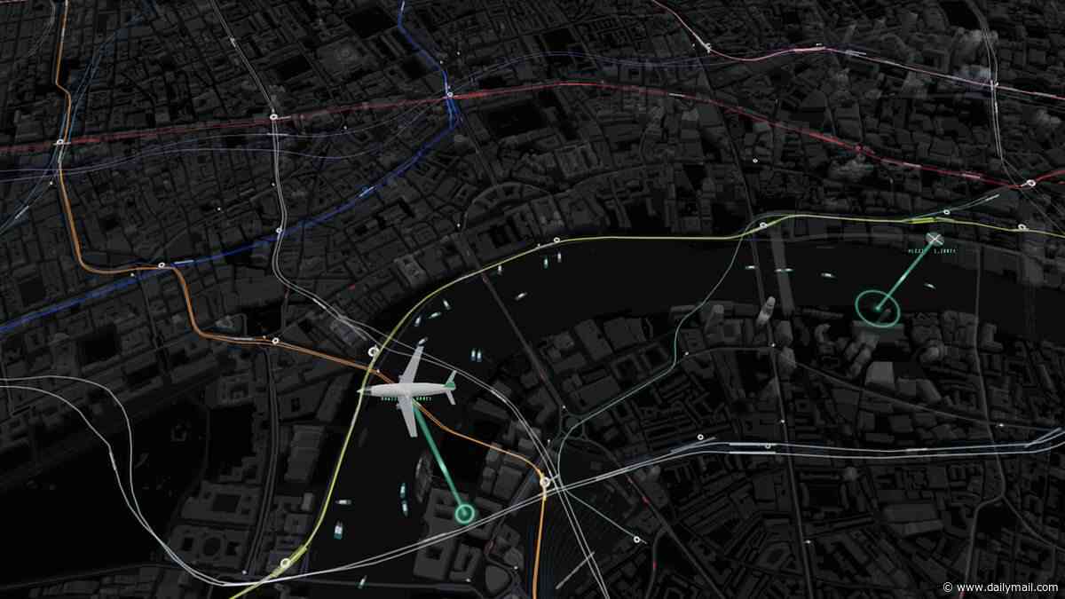 Never miss a connection again! Incredible map shows where every tube, train, boat and bus is in London in real-time