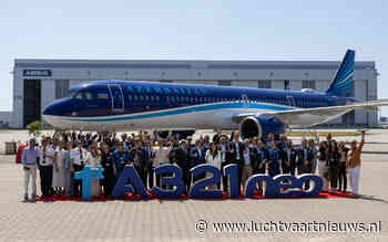 Azerbaijan Airlines neemt eerste Airbus A321neo in ontvangst