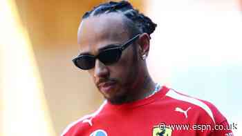 Hamilton reveals neck injury in Ferrari debut
