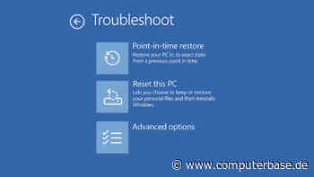 Point-in-Time Restore: Ergänzung zur Wieder­her­stel­lungsfunktion von Windows 11