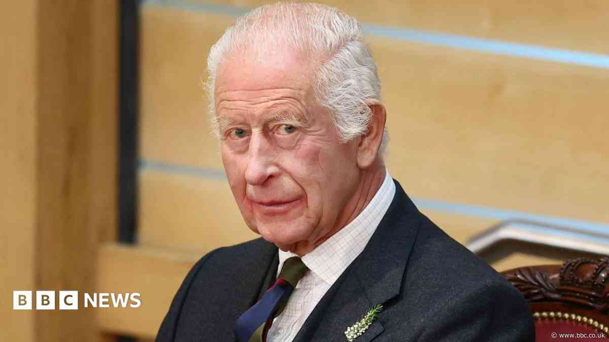Why is the King opening the Scottish Parliament during summer recess?