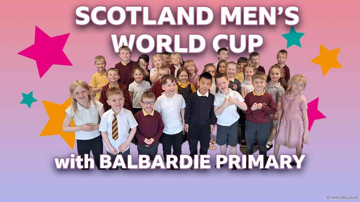 Scotlands Men's World Cup with Balbardie Primary School