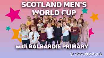 Scotlands Men's World Cup with Balbardie Primary School