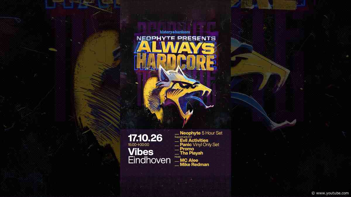 NEOPHYTE – ALWAYS HARDCORE | Official Trailer (October 17, 2026)