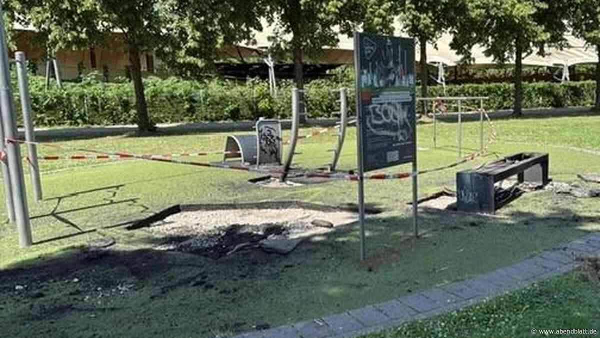 Vandalismus in Stellingen: Unbekannte zerstören beliebte Fitness-Insel