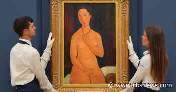 Nude portrait by Amedeo Modigliani sets record at auction