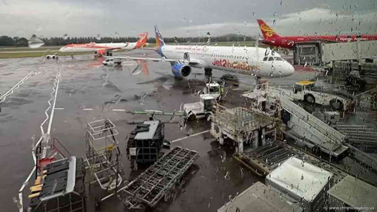 Edinburgh Airport flights diverted and cancelled as thunderstorms hit UK