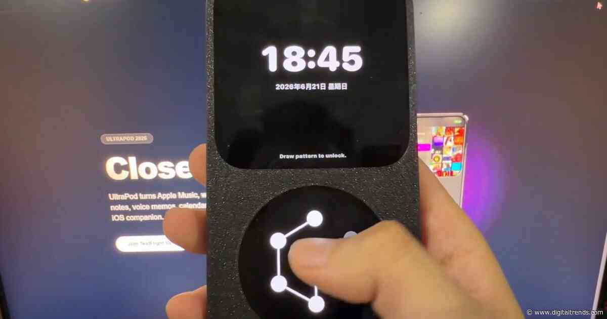 This app turns your iPhone into a tiny iPod-style dumbphone, case and all