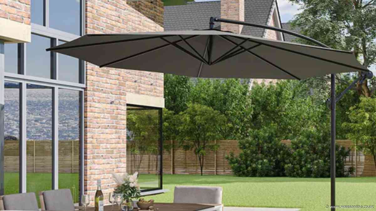 'Excellent' parasol for cool and heavenly garden shade is now under £90