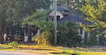 Two firefighers hurt while responding to fire at Garner home