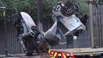 Two teenagers are killed in London fireball crash as 16-year-old fights for life in hospital