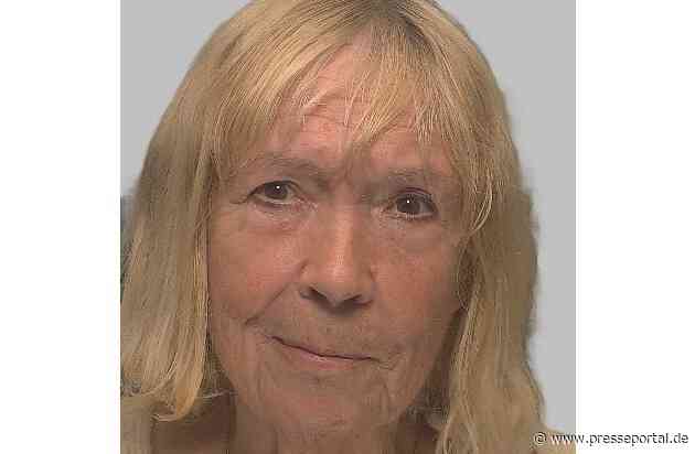 POL-W: W Vermisstensuche nach der 79-Jährigen Hannelore L. - Polizei bittet die Öffentlichkeit um Mithilfe