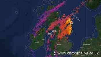 Dramatic lightning maps show more storms expected on Friday