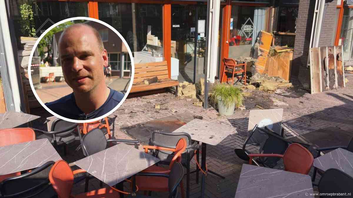 Lunchroom van Tom vliegt in brand: 'Dat mensen het zo kapot kunnen maken'