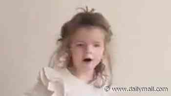 Heartbreaking footage shows toddler, two, playing happily in weeks before her violent death 'at the hands of mother and her new boyfriend'