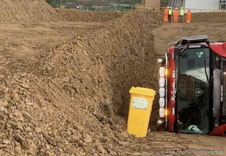 HS2 contractors fined £400,000 after tipper truck fall