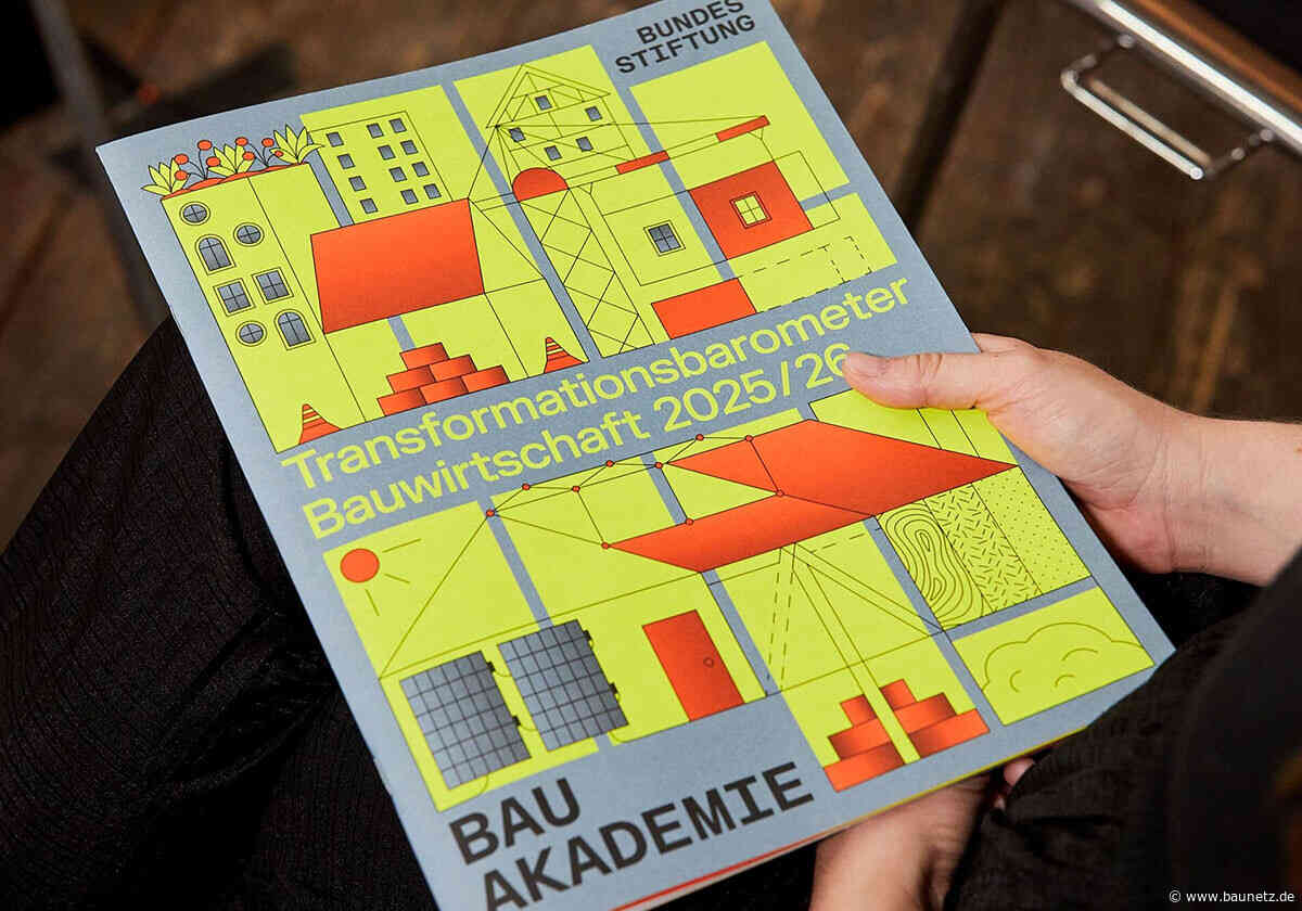 Wie weiter mit der Bauwende? - Transformationsbarometer Bauwirtschaft veröffentlicht
