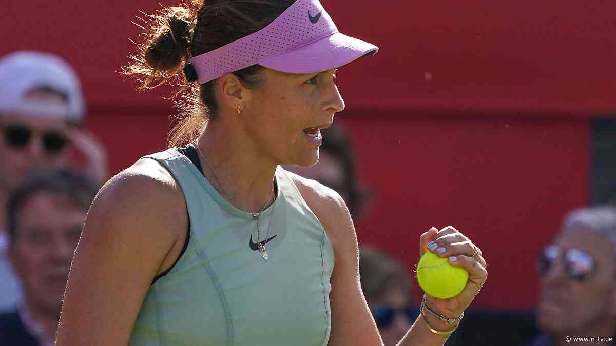 Maria-Gegnerin gibt auf: Deutsche Rasen-Spezialistin beeindruckt vor Wimbledon