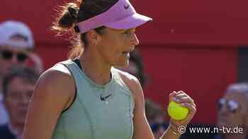 Maria-Gegnerin gibt auf: Deutsche Rasen-Spezialistin beeindruckt vor Wimbledon