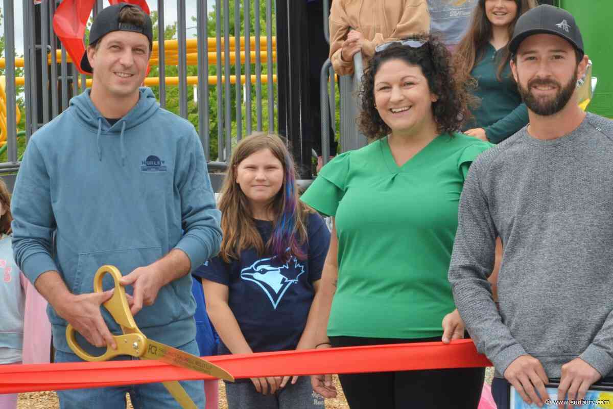 Walden Public School unveils new playground equipment