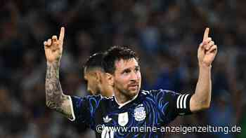 Argentinien enthüllt gigantische Messi-Statue – Pokal-Patzer löst Spott aus