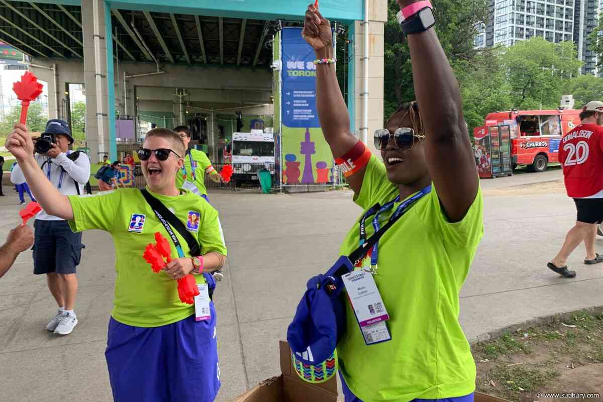 A maple leaf-shaped 'Canadian clapper' sparks a World Cup buzz across Toronto