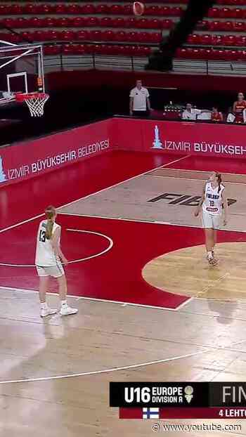 Basketball physics don’t apply here 👀 #U16EuroBasketWomen