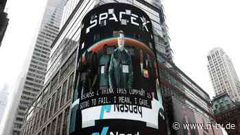 Teurer Automatismus : SpaceX landet Montag in zahlreichen Depots