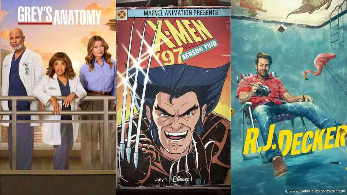 Disney+ im Juli: „X-Men 97“, „Grey’s Anatomy“, „9-1-1“ & Hai-Dokus – alle neuen Highlights im Überblick