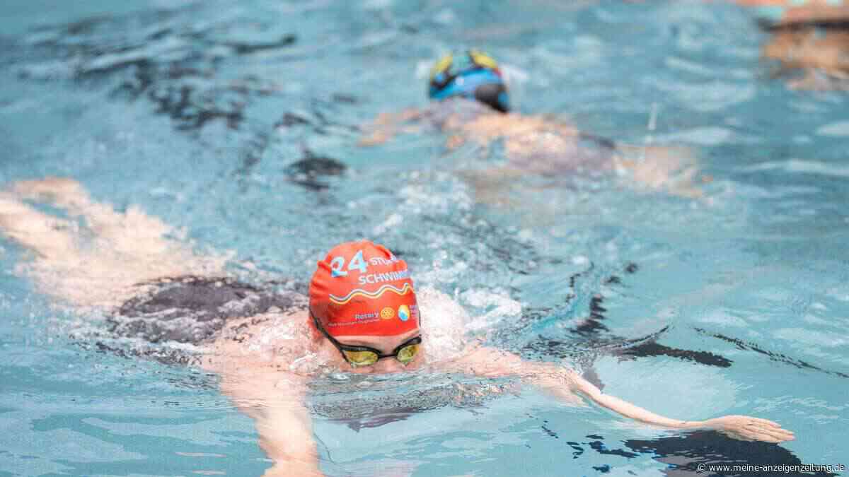 24-Stunden-Schwimmen: Jede Bahn zählt für den guten Zweck