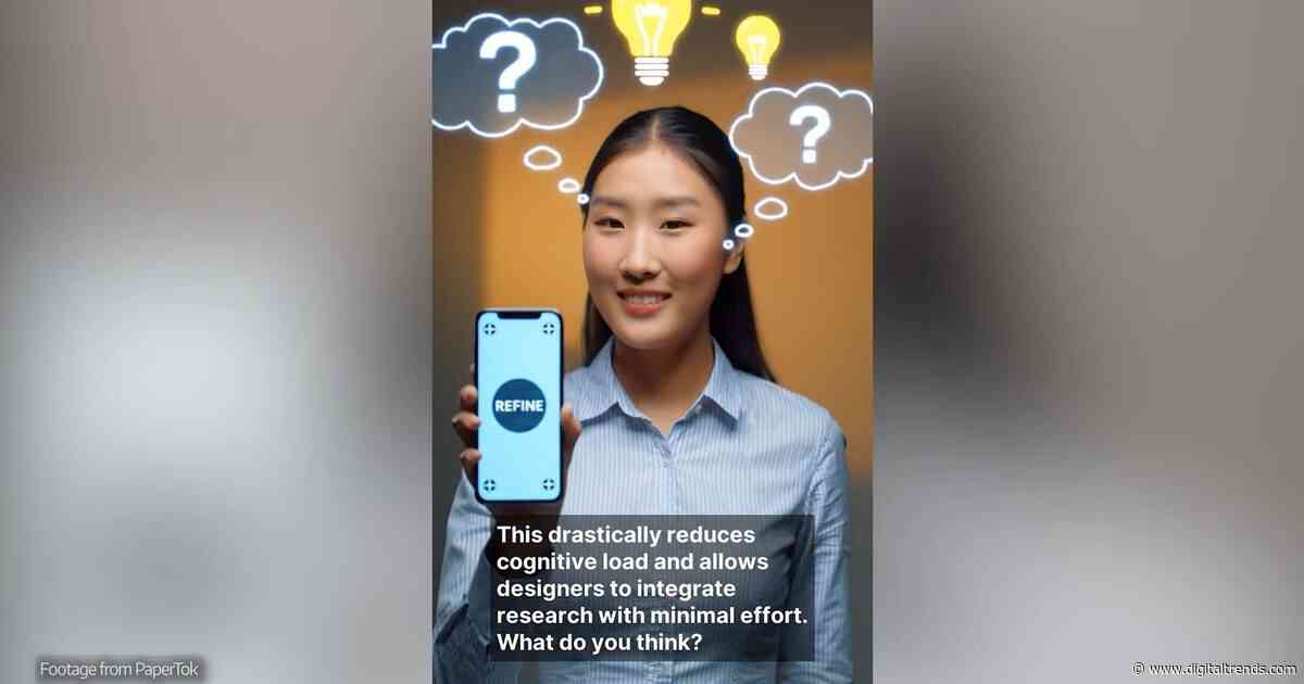 Bored of reading papers? This AI tool turns them into TikTok-like videos
