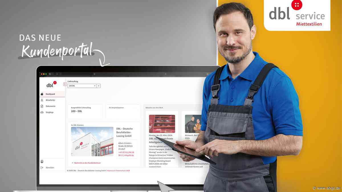 Textiler Mietdienstleister: Neues Kundenportal für Berufsbekleidung