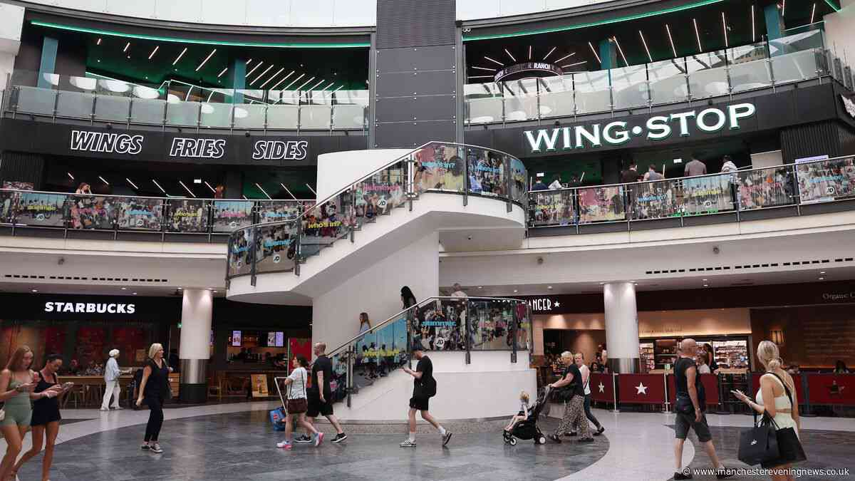 Queues line up inside the Arndale as 'UK's biggest' Wingstop opens in iconic spot