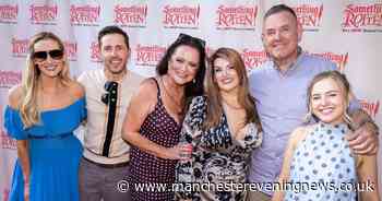Coronation Street cast brave scorching temperatures to support former star in UK premiere of musical Something Rotten