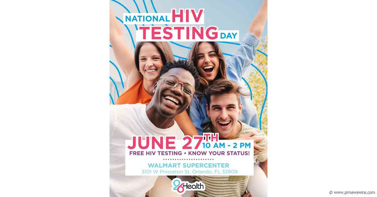 26Health to Offer Free HIV Testing in Orlando for National HIV Testing Day