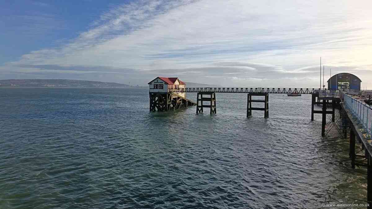 Man on holiday almost drowned after being cut off by the tide at Welsh beach