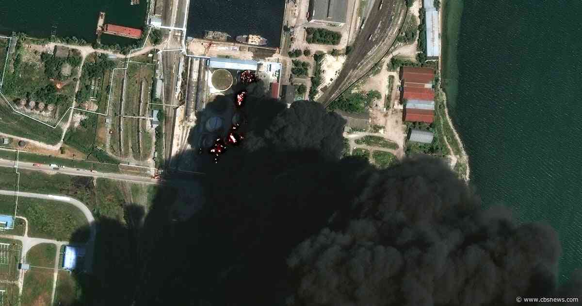 Ukraine launches huge drone attack on Russia and occupied Crimea