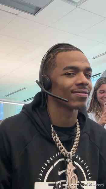 Labaron Philon Jr. Calls Sixers Season Ticket Members! #sixers #nba #philly #funny #basketball