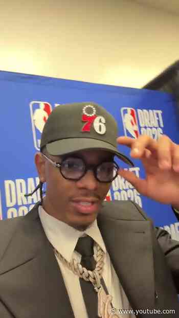 Philadelphia 76ers 2026 Draft Pick Labaron Philon Jr.'s Message To Sixers Fans! #sixers #nba