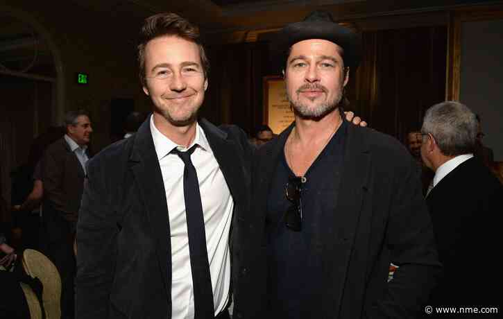 Edward Norton hung out with Brad Pitt at the USA vs Turkey World Cup match and everyone’s making the same joke