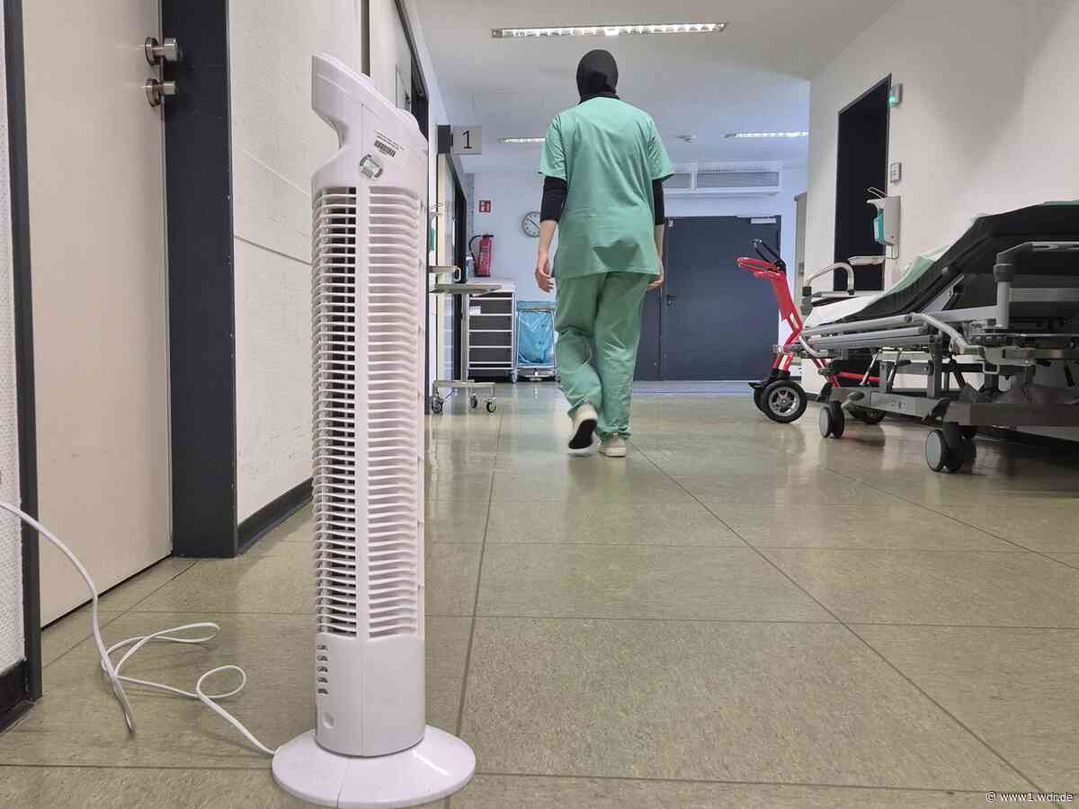 Hitze belastet Patienten und Klinikpersonal